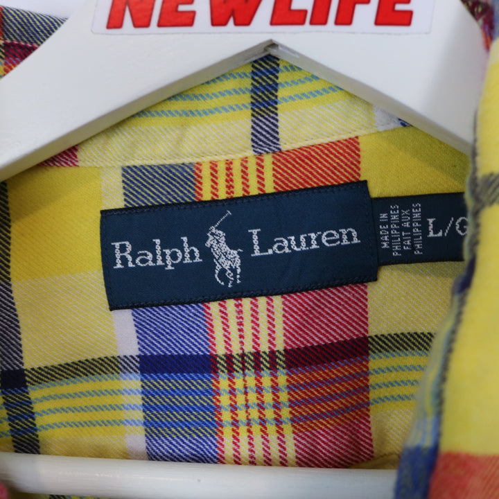 Vintage 90's Ralph Lauren Plaid Button Up - L-NEWLIFE Clothing