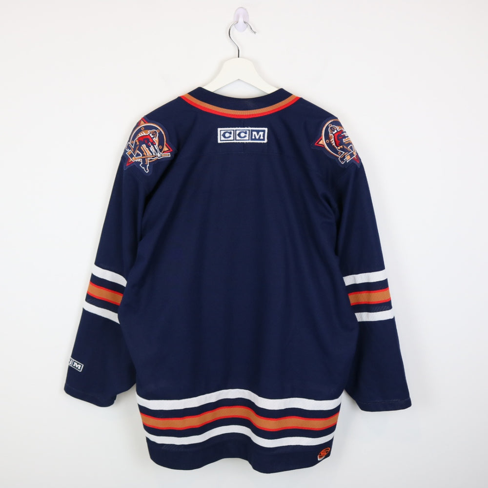 Vintage 90's Edmonton Oilers CCM NHL Jersey - XL-NEWLIFE Clothing