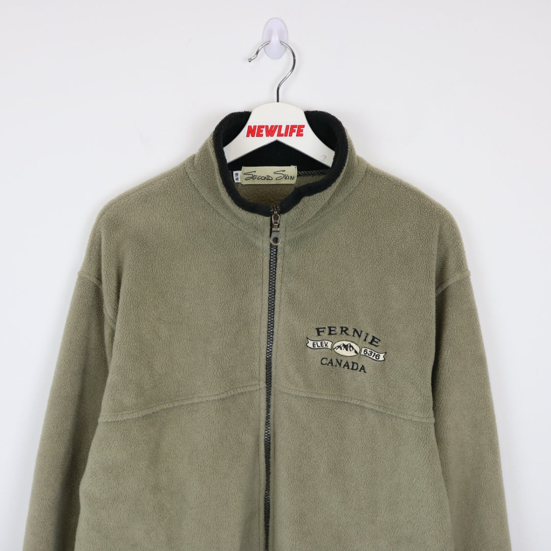 Vintage 90's Fernie Canada Fleece Jacket - M-NEWLIFE Clothing