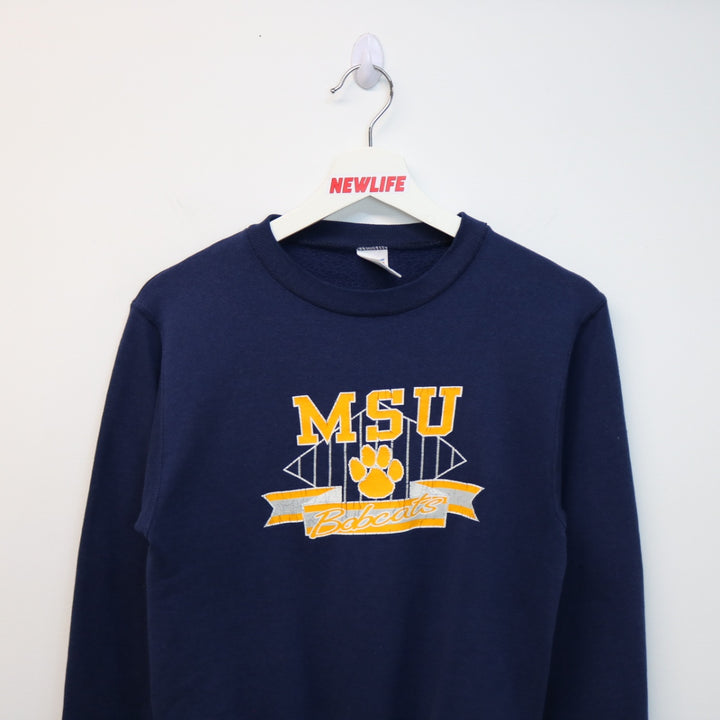 Vintage 90's MSU Bobcats Crewneck - XS-NEWLIFE Clothing