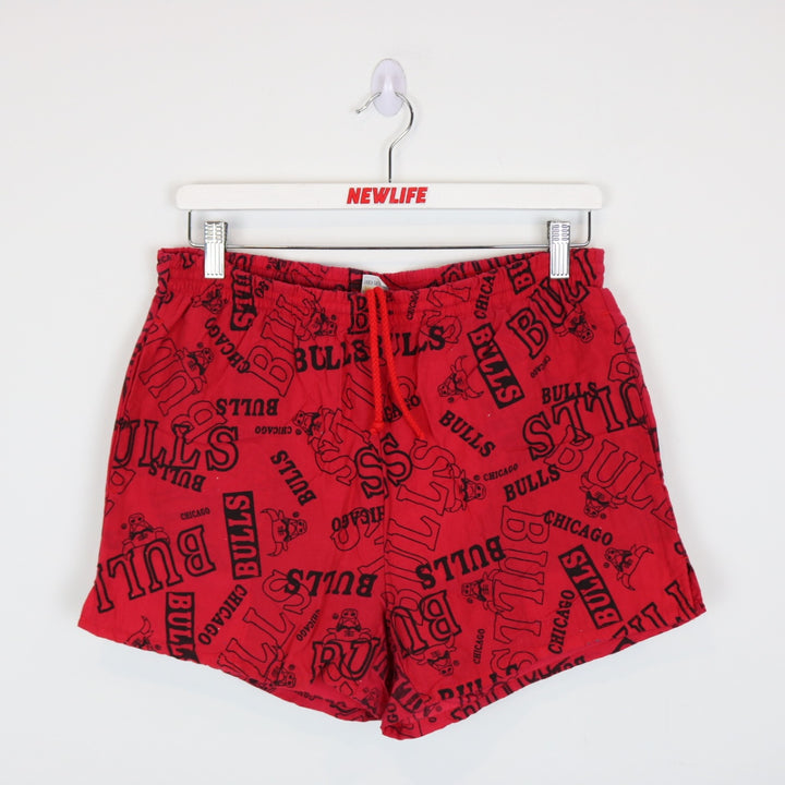 Vintage 90's Chicago Bulls Lined Nylon Shorts - M-NEWLIFE Clothing