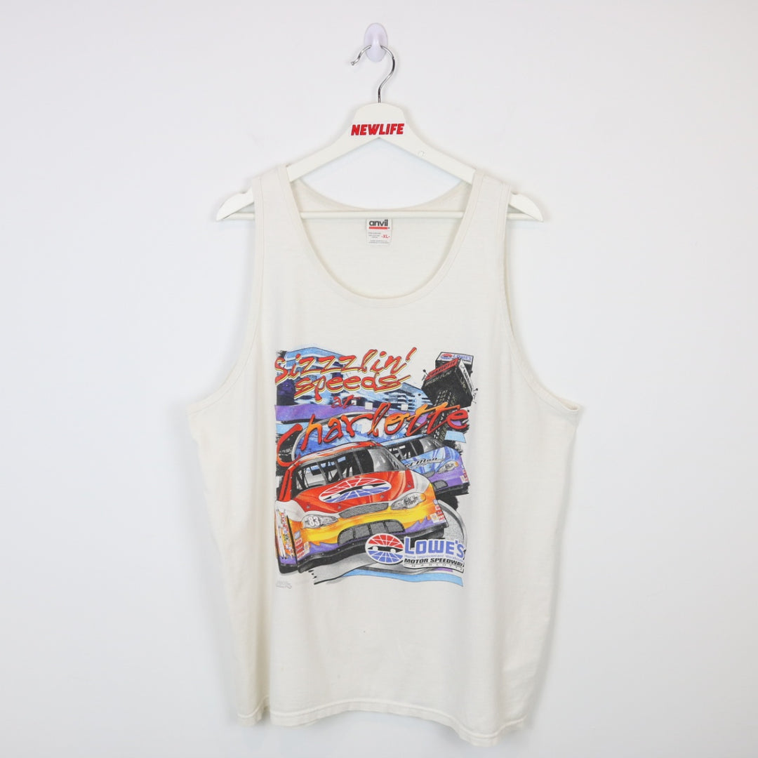 Vintage 00's Charlotte Racing Tank Top - XL-NEWLIFE Clothing