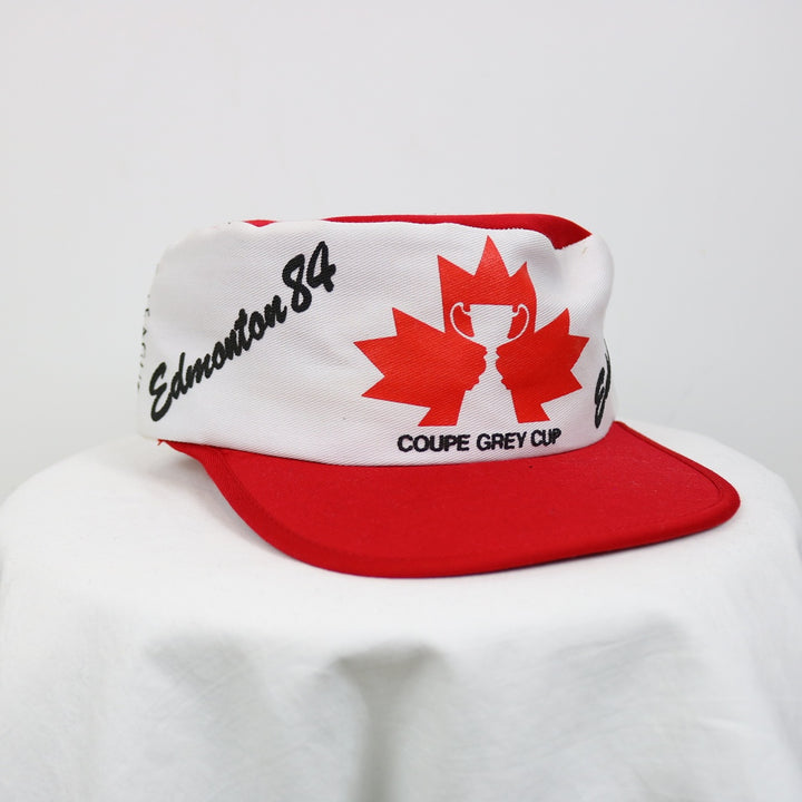 Vintage 1984 KFC Edmonton Grey Cup CFL Painters Hat - OS-NEWLIFE Clothing