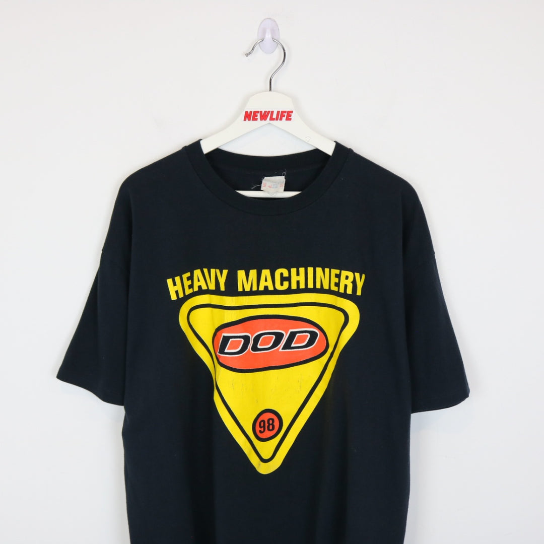 Vintage 1998 Heavy Machinery Tee - XL-NEWLIFE Clothing