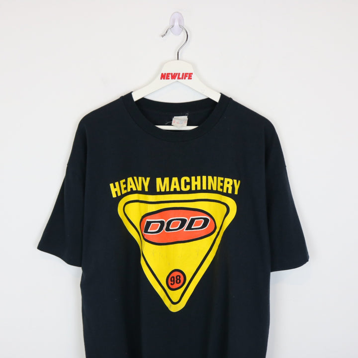 Vintage 1998 Heavy Machinery Tee - XL-NEWLIFE Clothing