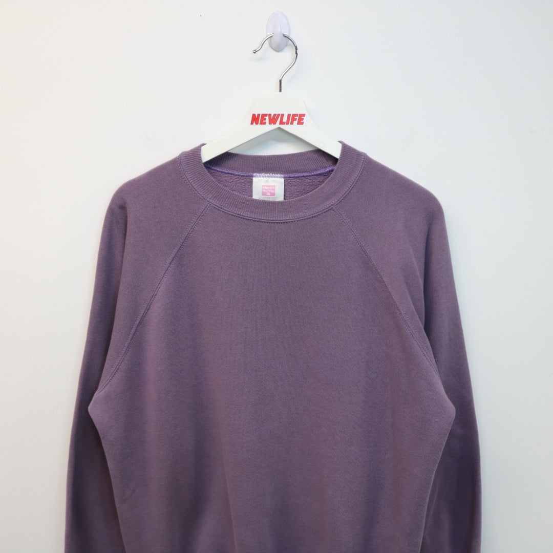 Vintage 90's Hanes Blank Crewneck - L-NEWLIFE Clothing