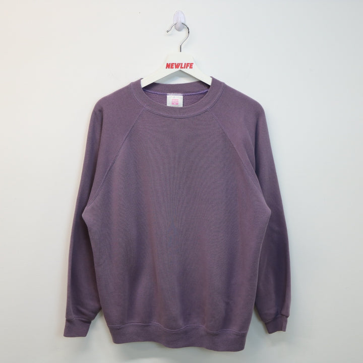 Vintage 90's Hanes Blank Crewneck - L-NEWLIFE Clothing