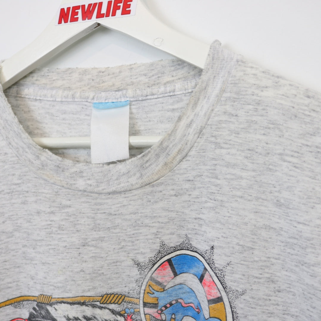 Vintage 90's Indigenous Feather Tee - XL-NEWLIFE Clothing