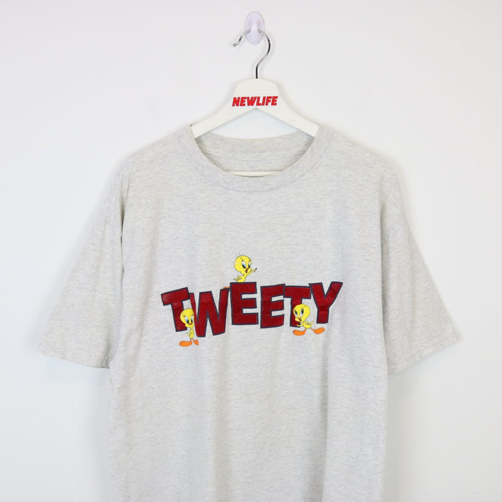 Vintage 90's Looney Tunes Tweety Bird Tee - L-NEWLIFE Clothing