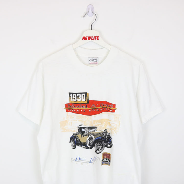 Vintage 90's Ford Museum Roadster Tee - L-NEWLIFE Clothing