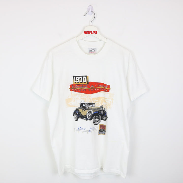 Vintage 90's Ford Museum Roadster Tee - L-NEWLIFE Clothing