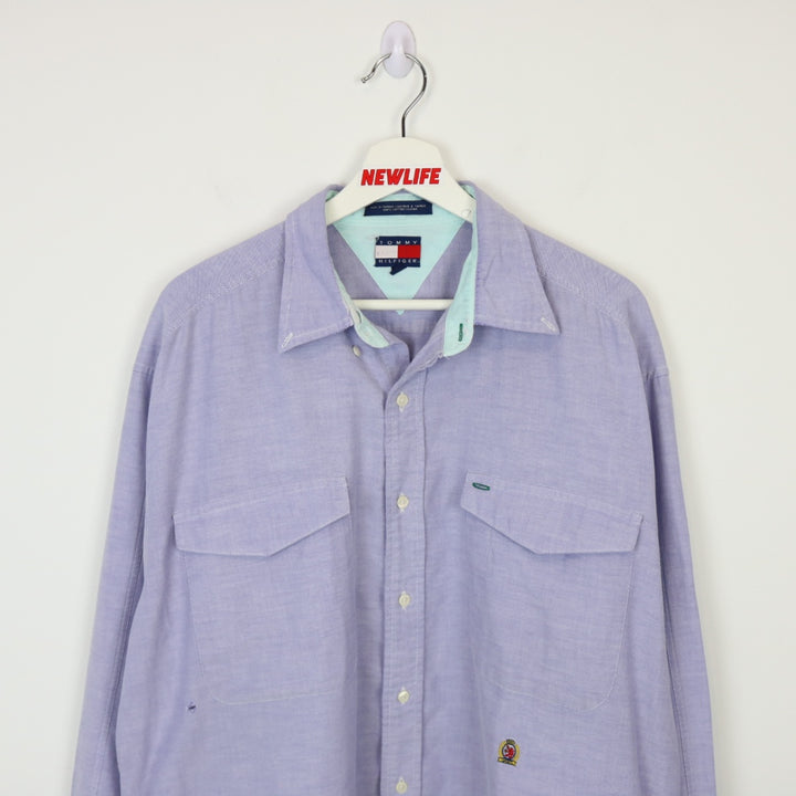 Vintage 90's Tommy Hilfiger Button Up - XL-NEWLIFE Clothing