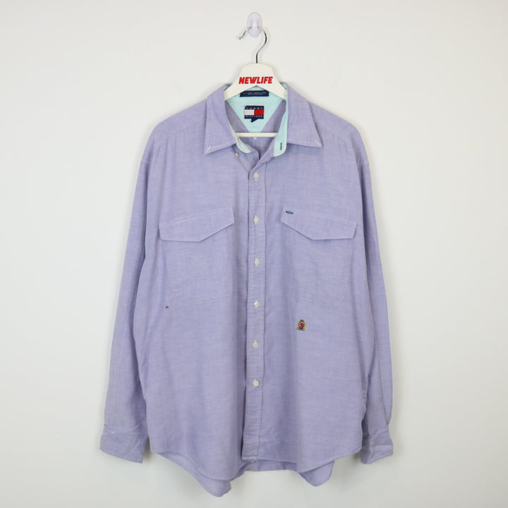 Vintage 90's Tommy Hilfiger Button Up - XL-NEWLIFE Clothing