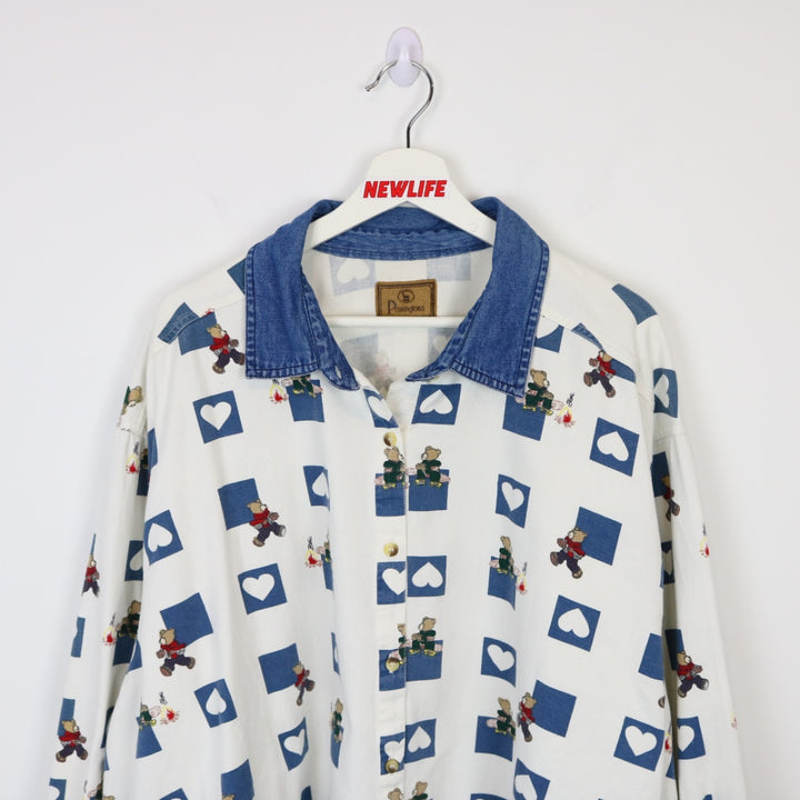 Vintage 90's Penningtons Bear Nature Button Up - 3XL-NEWLIFE Clothing