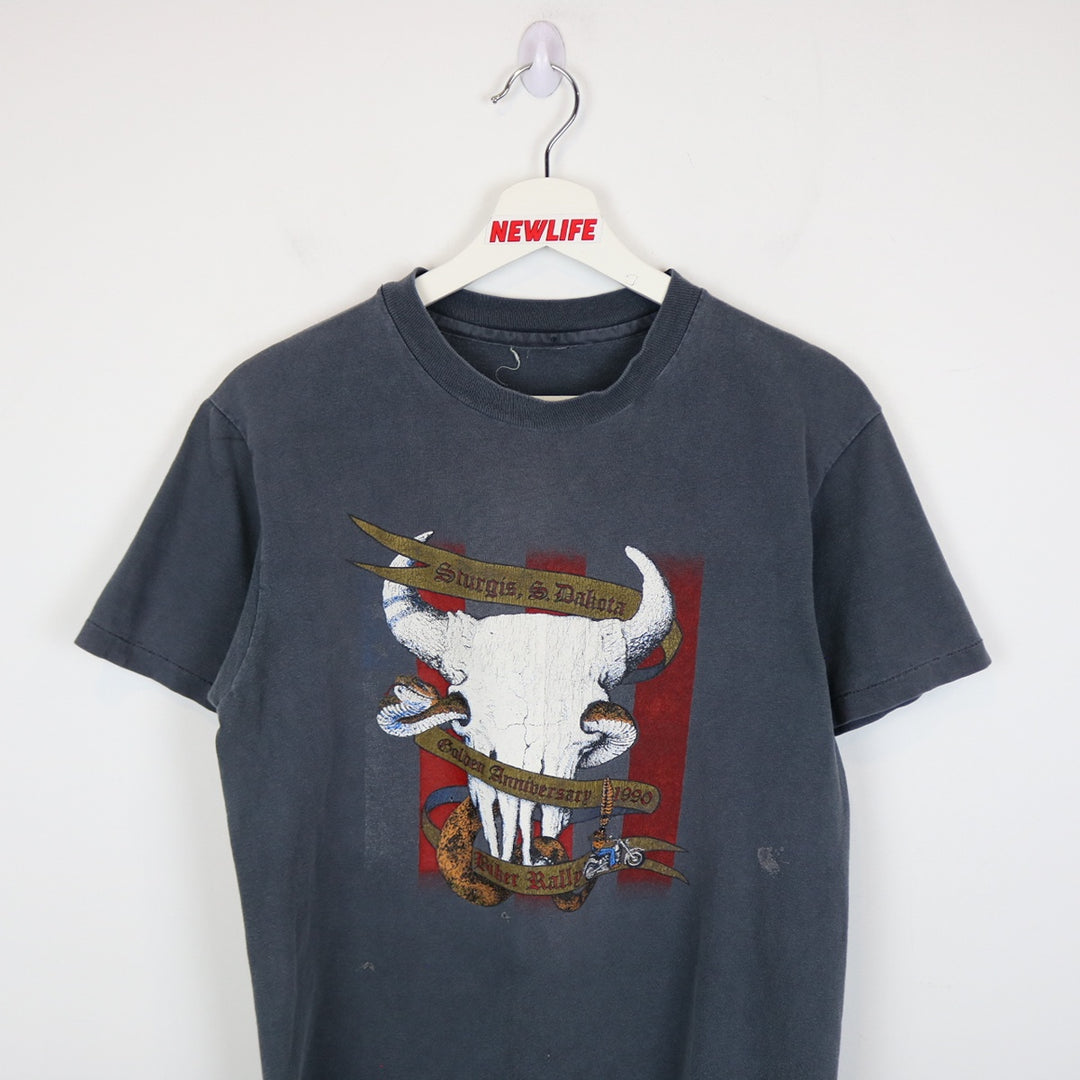 Vintage 1990 Sturgis Biker Rally Tee - S-NEWLIFE Clothing