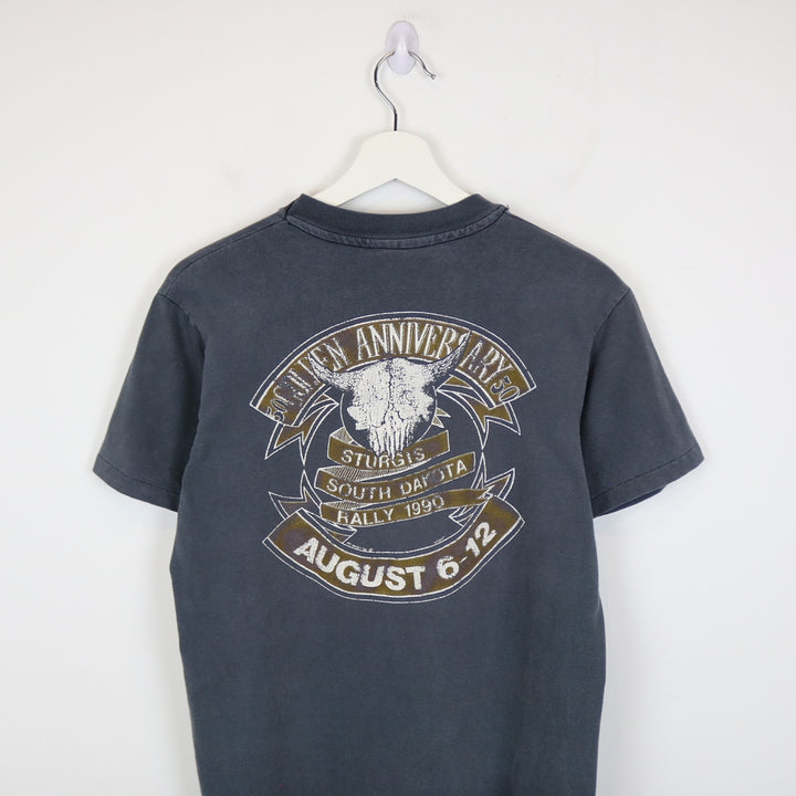 Vintage 1990 Sturgis Biker Rally Tee - S-NEWLIFE Clothing