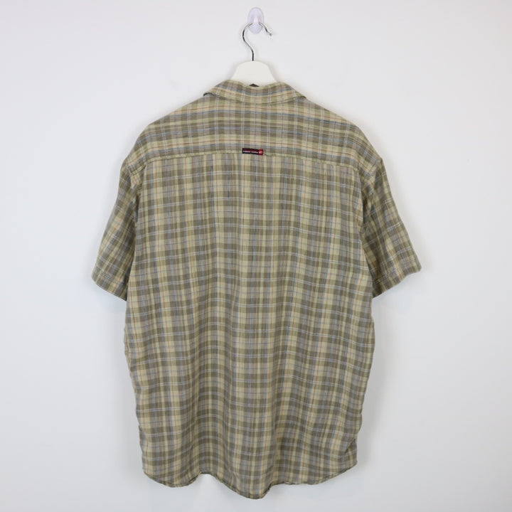 Vintage 90's Point Zero Plaid Short Sleeve Button Up - L-NEWLIFE Clothing