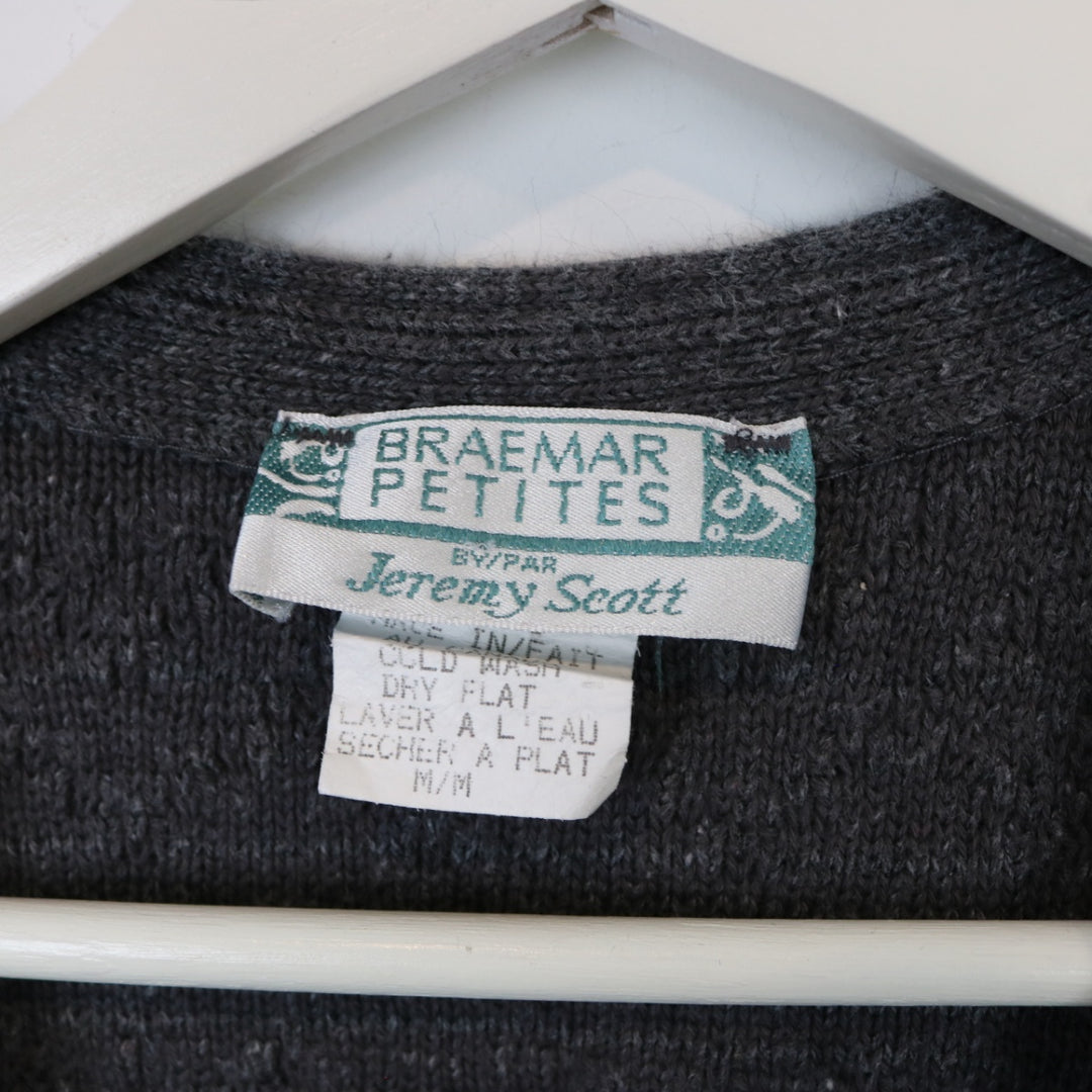 Vintage 90's Braemar Patterned Knit Vest - S-NEWLIFE Clothing