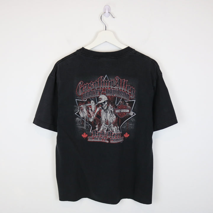 Harley Davidson Red Deer Alberta Tee - M-NEWLIFE Clothing