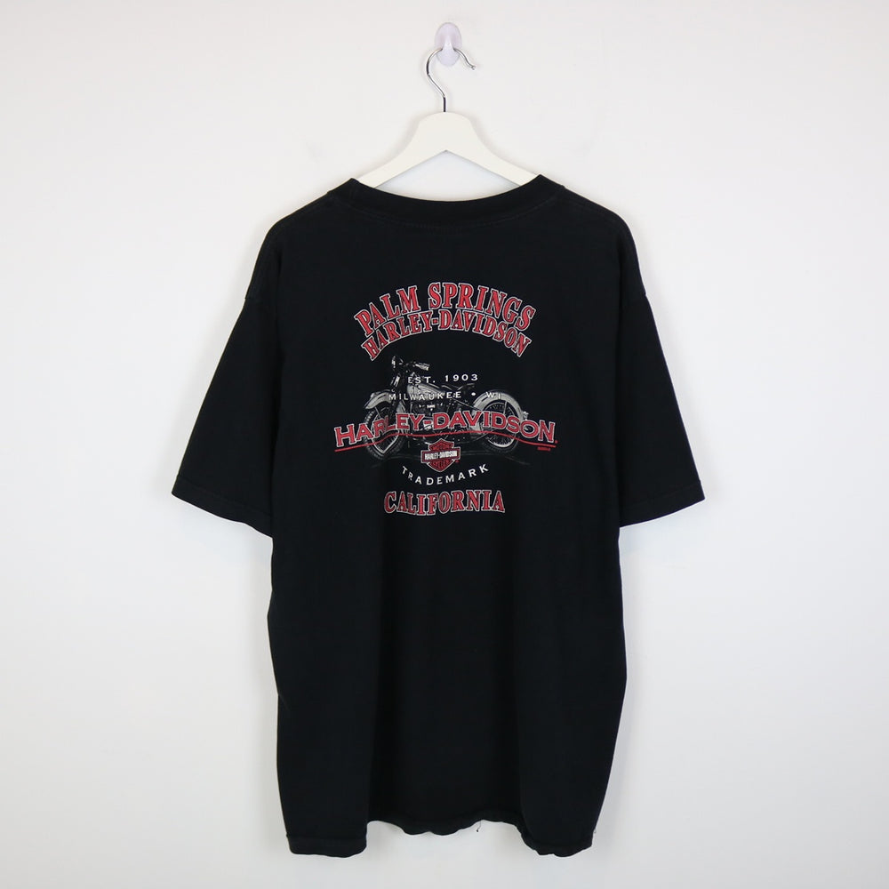 Vintage 2005 Harley Davidson Palm Springs California Tee - XL-NEWLIFE Clothing
