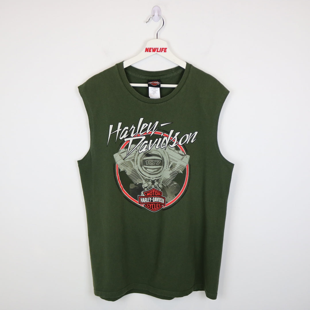 Harley Davidson Kamloops BC Tank Top - L-NEWLIFE Clothing