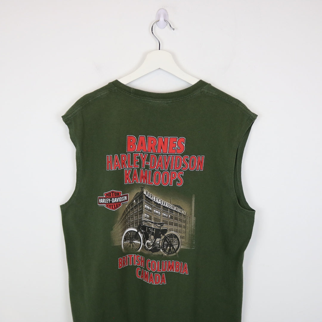 Harley Davidson Kamloops BC Tank Top - L-NEWLIFE Clothing