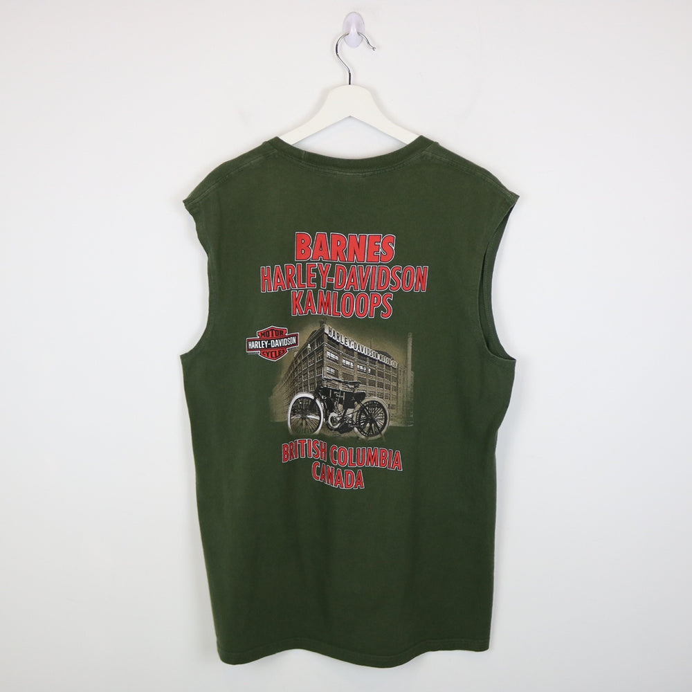 Harley Davidson Kamloops BC Tank Top - L-NEWLIFE Clothing
