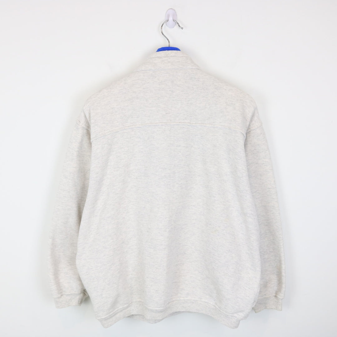 Vintage 90's Spitz Sunflower Seeds Quarter Zip Sweater - M-NEWLIFE Clothing