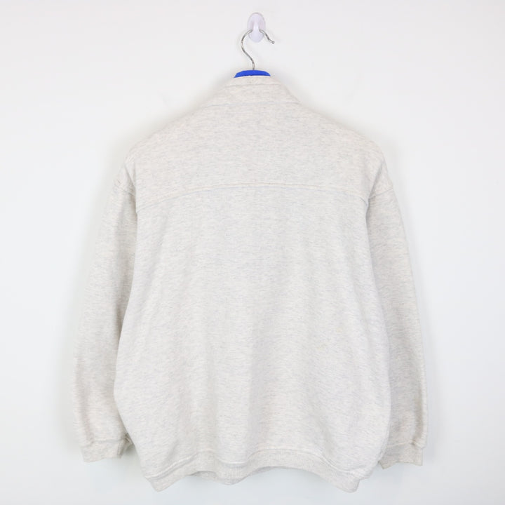 Vintage 90's Spitz Sunflower Seeds Quarter Zip Sweater - M-NEWLIFE Clothing