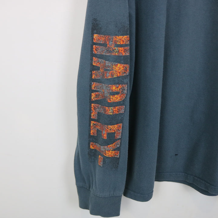 2015 Harley Davidson Edmonton Alberta Long Sleeve Tee - XXL-NEWLIFE Clothing