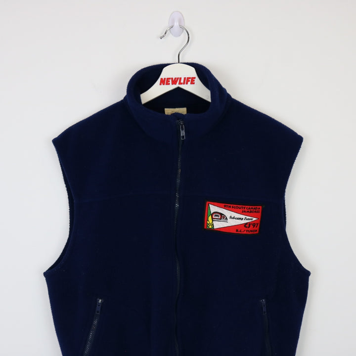 Vintage 1997 Scouts Canada Fleece Vest - L-NEWLIFE Clothing