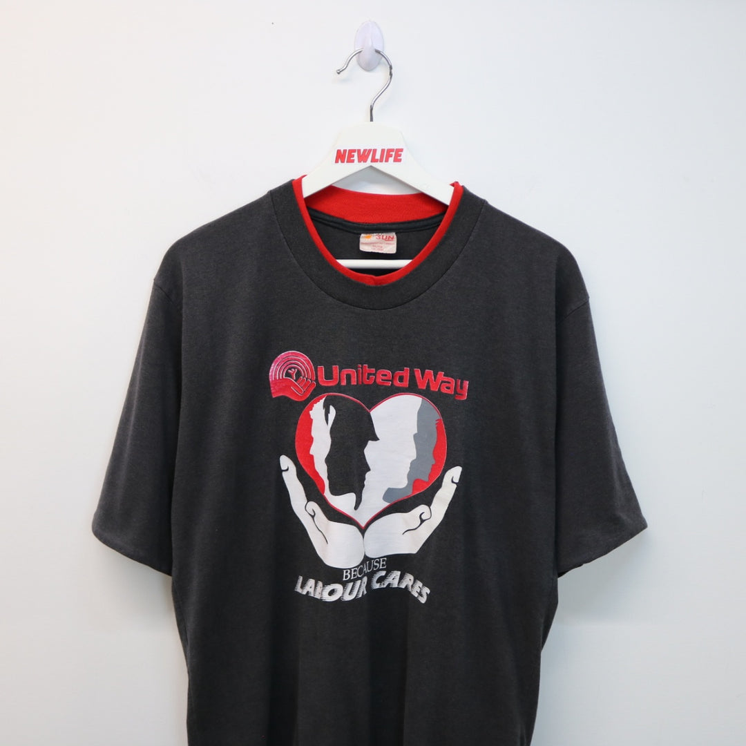 Vintage 90's United Way Tee - M-NEWLIFE Clothing