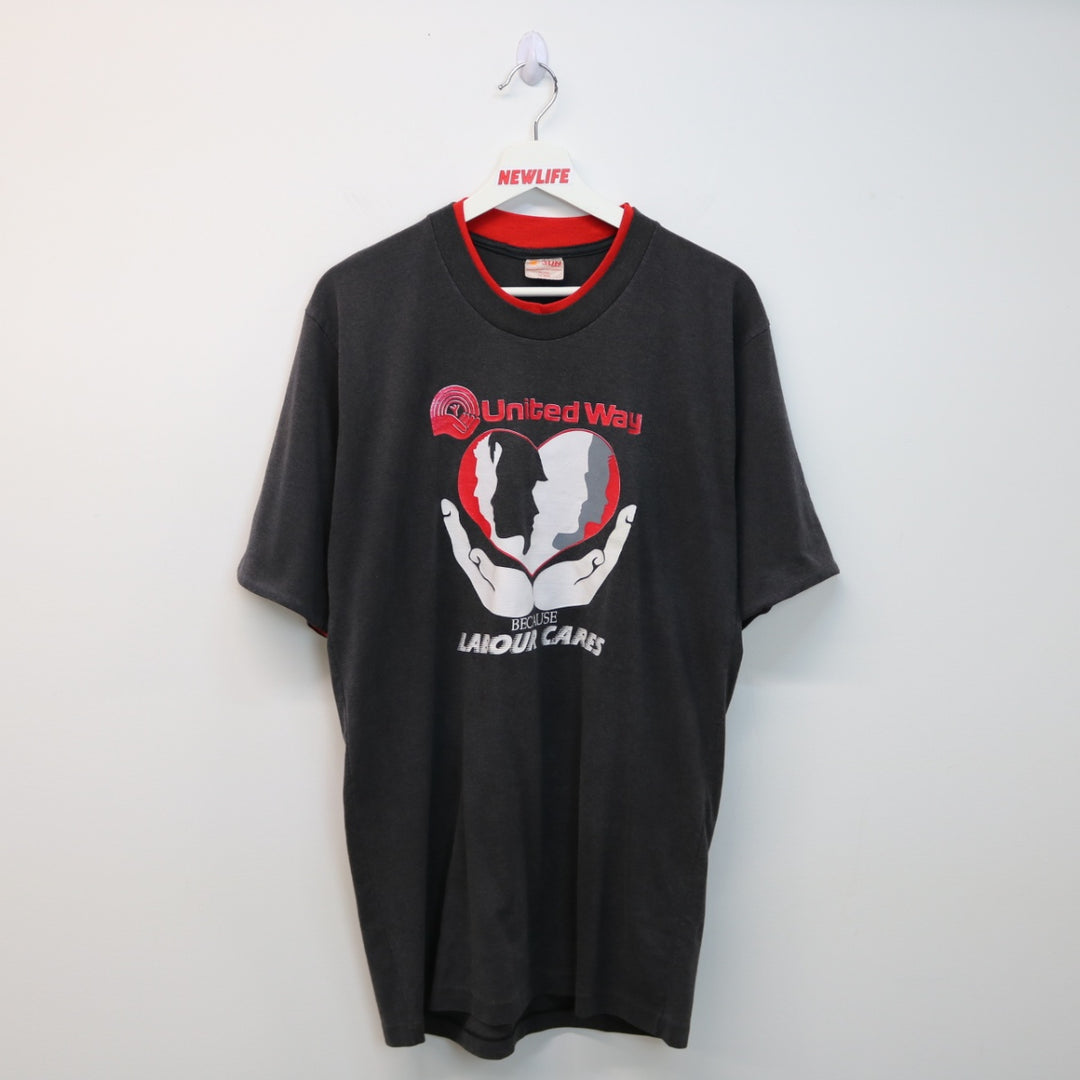 Vintage 90's United Way Tee - M-NEWLIFE Clothing