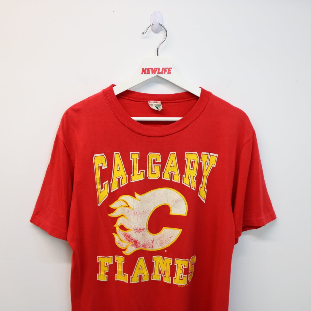 Vintage 1988 Calgary Flames Tee - M-NEWLIFE Clothing