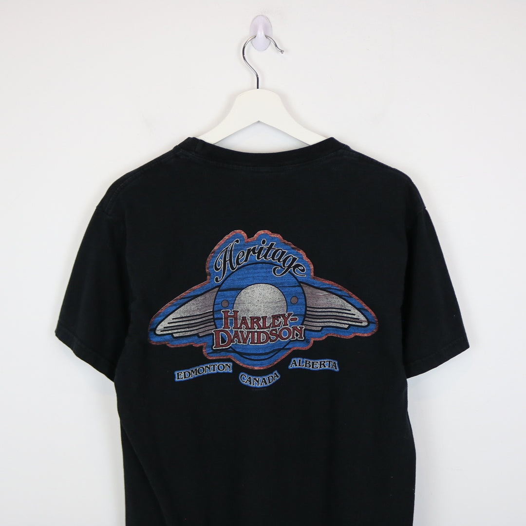 2015 Harley Davidson Edmonton Alberta Tee - M-NEWLIFE Clothing