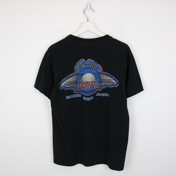 2015 Harley Davidson Edmonton Alberta Tee - M-NEWLIFE Clothing