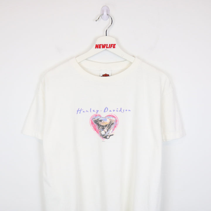 Vintage 2003 Harley Davidson Heart Tee - L-NEWLIFE Clothing