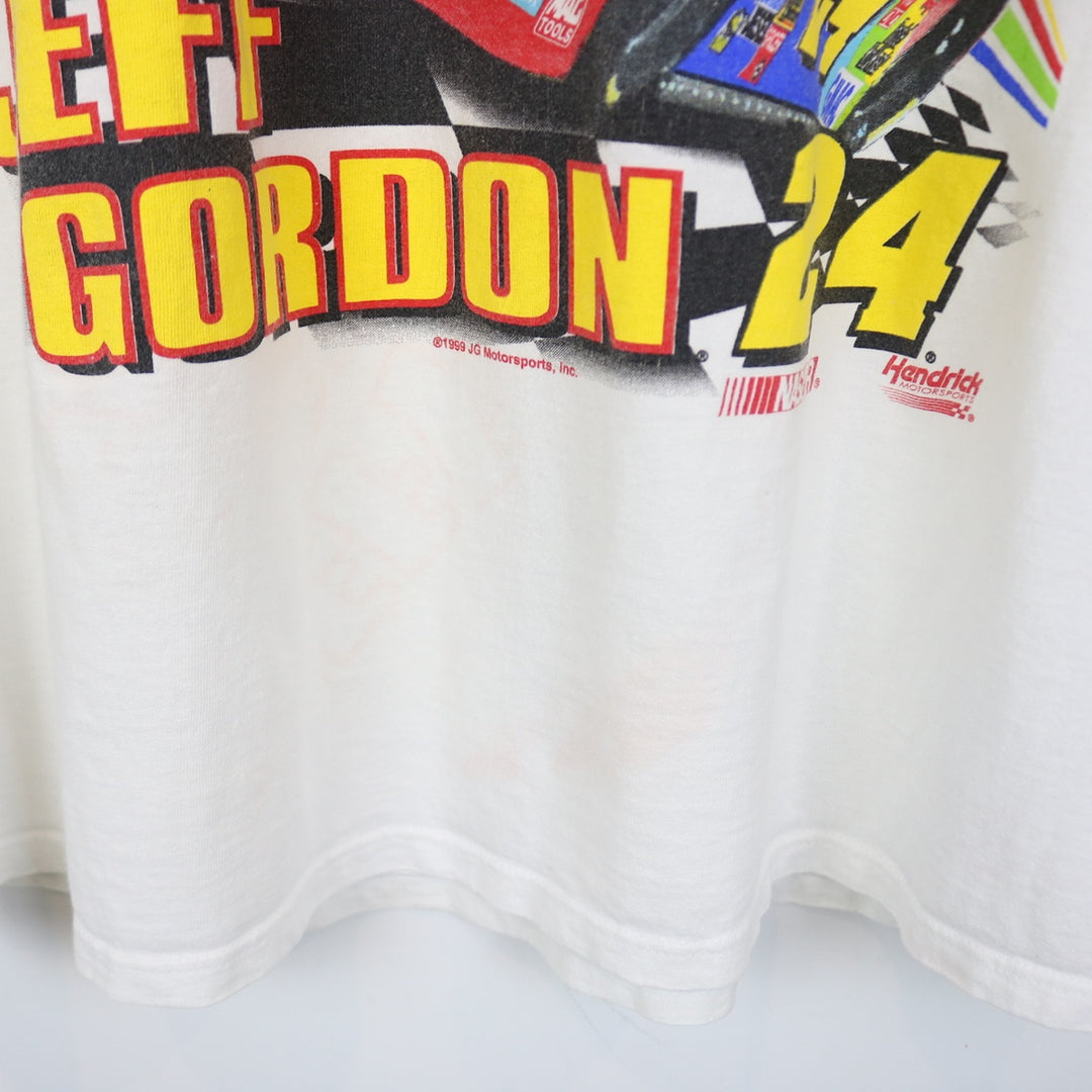 Vintage 1999 Jeff Gordon Nascar Catch Him if You Can Nascar Tee - XL-NEWLIFE Clothing