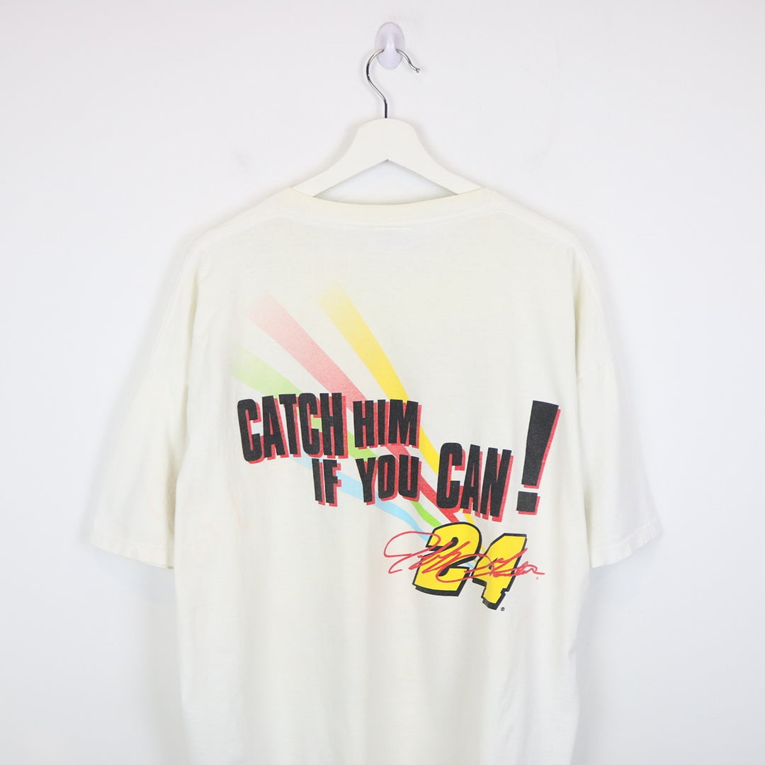 Vintage 1999 Jeff Gordon Nascar Catch Him if You Can Nascar Tee - XL-NEWLIFE Clothing