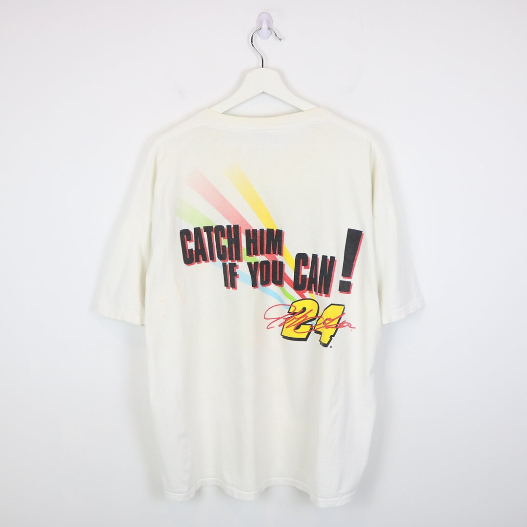 Vintage 1999 Jeff Gordon Nascar Catch Him if You Can Nascar Tee - XL-NEWLIFE Clothing