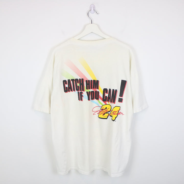 Vintage 1999 Jeff Gordon Nascar Catch Him if You Can Nascar Tee - XL-NEWLIFE Clothing