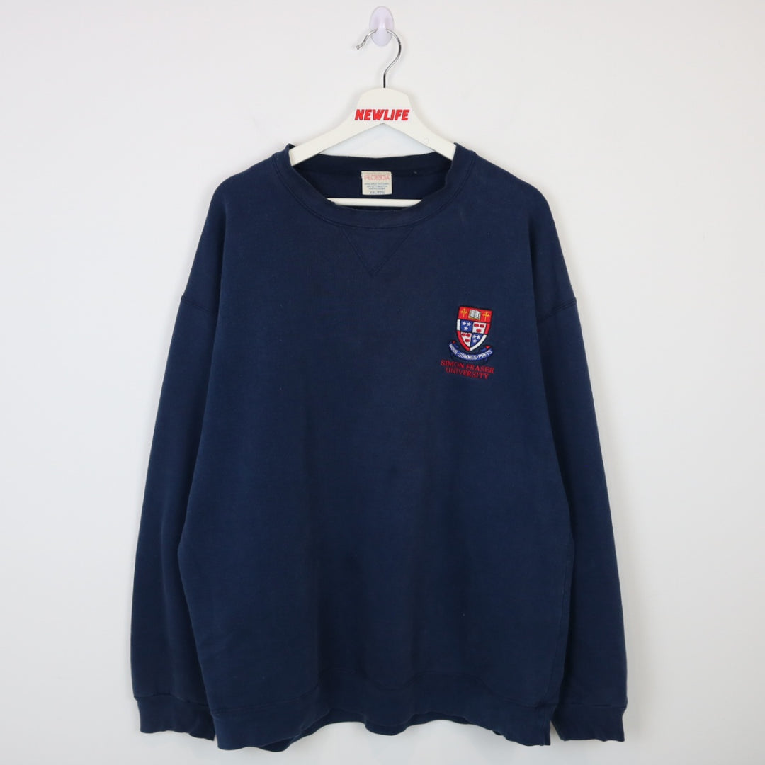 Vintage 90's Simon Fraser University Crewneck - XL-NEWLIFE Clothing