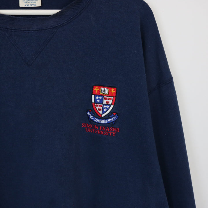 Vintage 90's Simon Fraser University Crewneck - XL-NEWLIFE Clothing