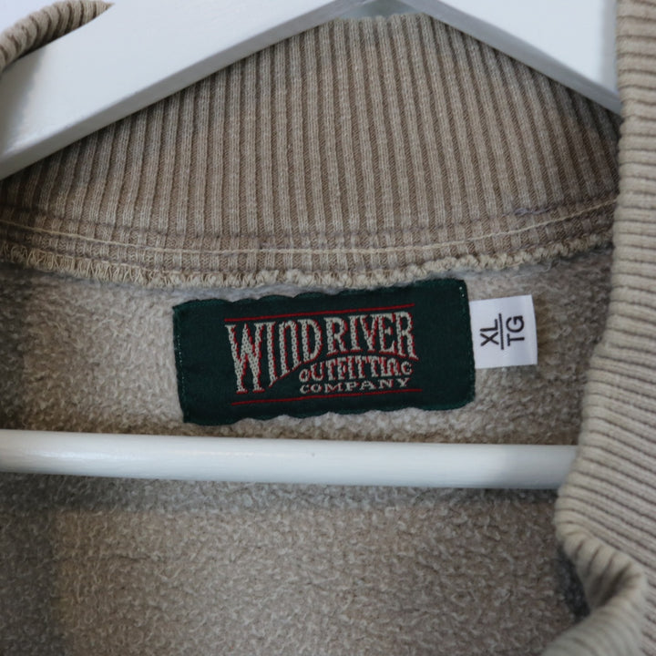 Vintage 90's Wind River Quarter Zip Sweater - XL-NEWLIFE Clothing