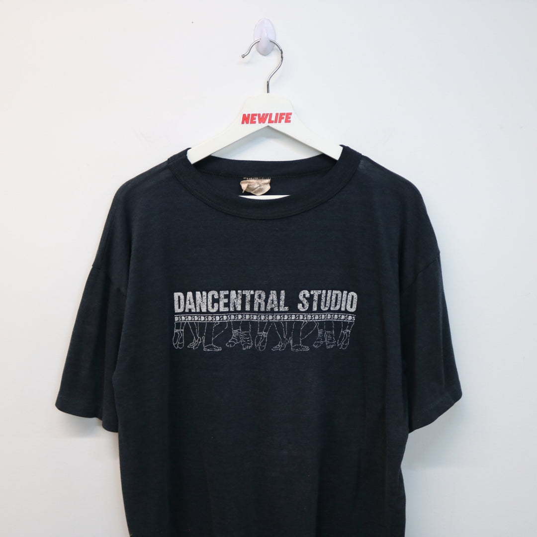 Vintage 80's Dancentral Studio Tee - L-NEWLIFE Clothing