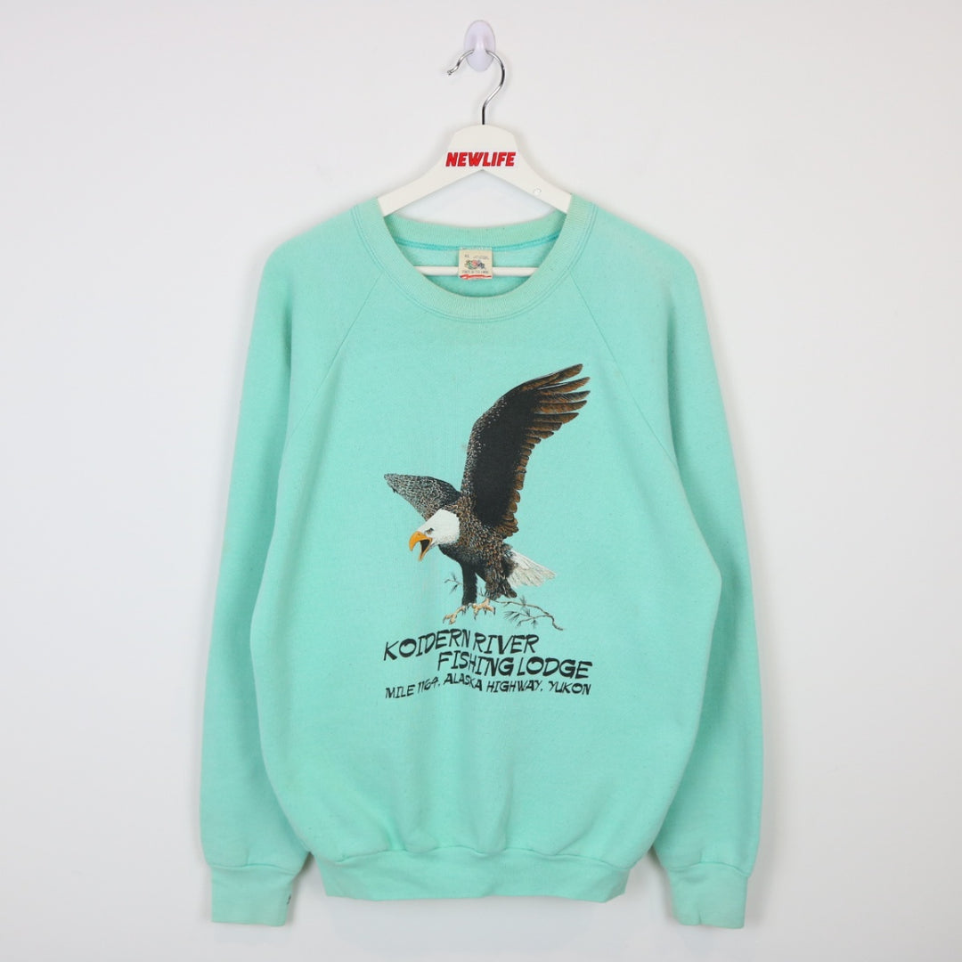 Vintage 90's Koidern River Fishing Lodge Crewneck - M-NEWLIFE Clothing