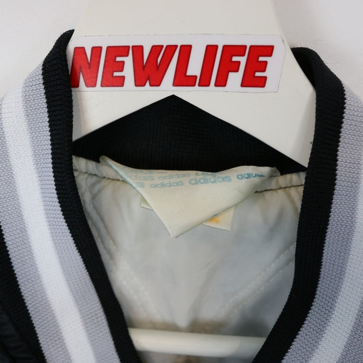 Vintage 80's Adidas Satin Bomber Jacket - L-NEWLIFE Clothing