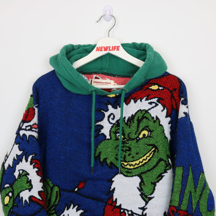 Reworked Vintage The Grinch Tapestry Hoodie - S-NEWLIFE Clothing