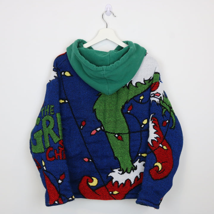 Reworked Vintage The Grinch Tapestry Hoodie - S-NEWLIFE Clothing