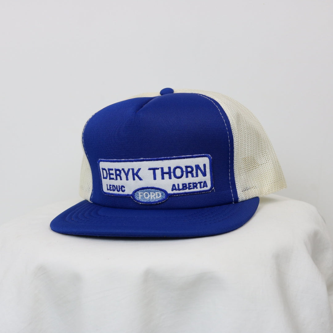 Vintage 80's Deryk Thorn Ford Trucker Hat - OS-NEWLIFE Clothing